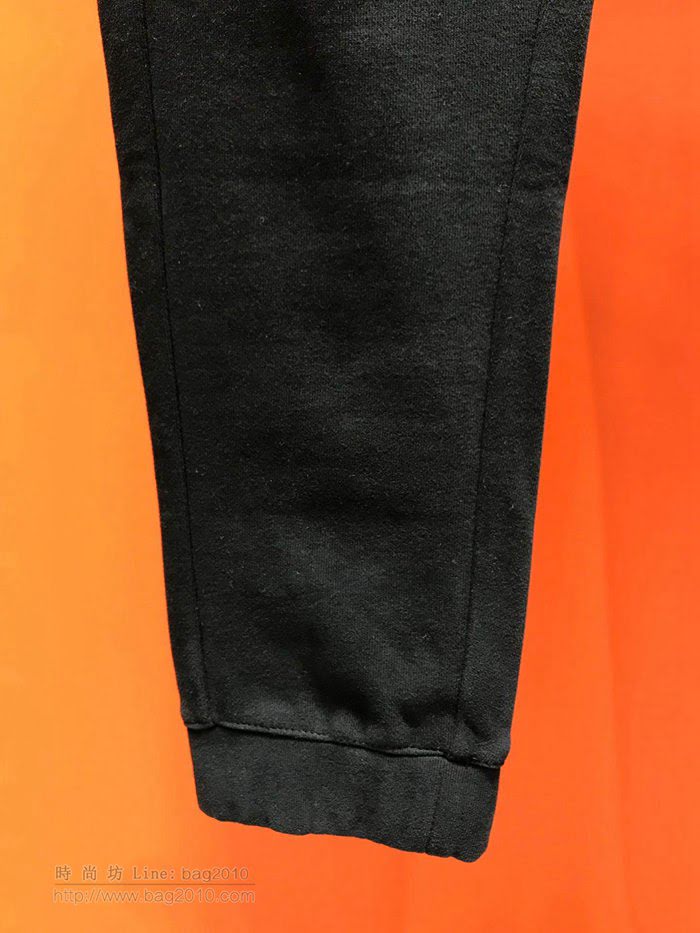 Gucci男裝 19-20FW新款 古奇黑色衛褲 男士休閒運動褲 男士秋季新款單品  tzy2292